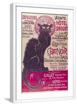 Poster Advertising an Exhibition of the Collection Du Chat Noir