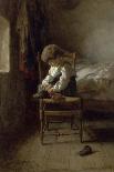 The Worker and His Children, 1892-Theophile Emmanuel Duverger-Giclee Print