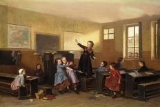 The Worker and His Children, 1892-Theophile Emmanuel Duverger-Giclee Print