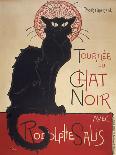 Le Chat Noir-Theophile Steinlen-Stretched Canvas