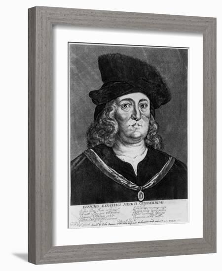 Theophrastus Bombastus Von Hohenheim Paracelsus, Swiss Alchemist and Physician, 16th Century-Wenceslaus Hollar-Framed Giclee Print