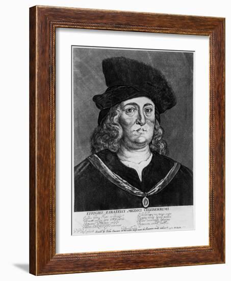 Theophrastus Bombastus Von Hohenheim Paracelsus, Swiss Alchemist and Physician, 16th Century-Wenceslaus Hollar-Framed Giclee Print