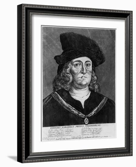 Theophrastus Bombastus Von Hohenheim Paracelsus, Swiss Alchemist and Physician, 16th Century-Wenceslaus Hollar-Framed Giclee Print