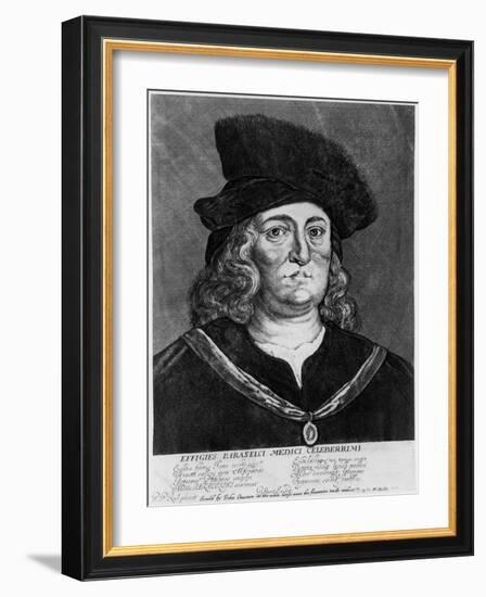 Theophrastus Bombastus Von Hohenheim Paracelsus, Swiss Alchemist and Physician, 16th Century-Wenceslaus Hollar-Framed Giclee Print