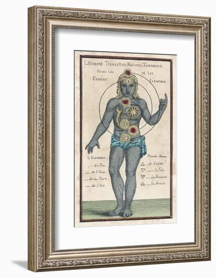 Theosophy Chakras 1696-null-Framed Photographic Print