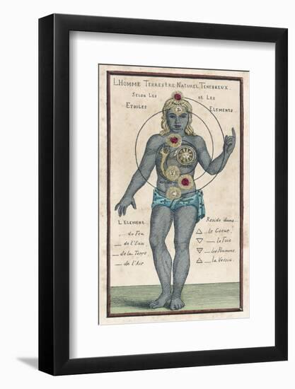 Theosophy Chakras 1696-null-Framed Photographic Print