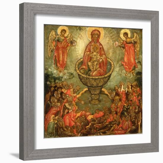 Theotokos Life-Giving Spring, End of 17th C-null-Framed Giclee Print