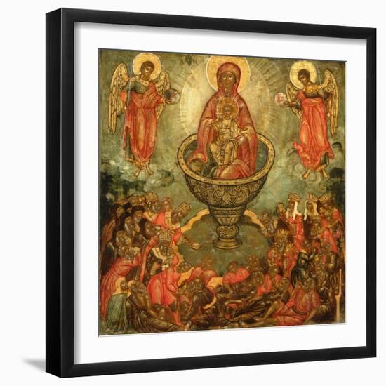 Theotokos Life-Giving Spring, End of 17th C-null-Framed Giclee Print