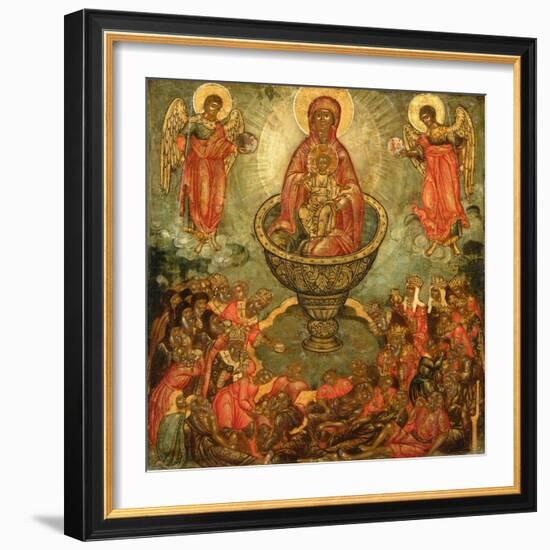 Theotokos Life-Giving Spring, End of 17th C-null-Framed Giclee Print