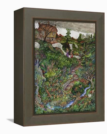 There are Fairies at the Bottom of My Garden!-Bill Bell-Framed Premier Image Canvas