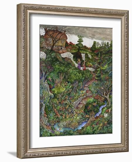 There are Fairies at the Bottom of My Garden!-Bill Bell-Framed Giclee Print