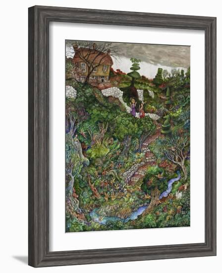 There are Fairies at the Bottom of My Garden!-Bill Bell-Framed Giclee Print