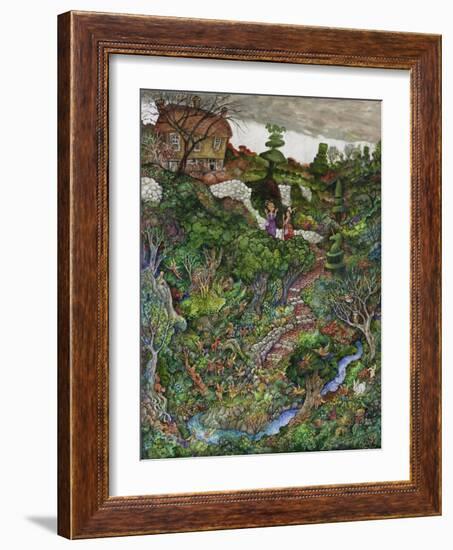 There are Fairies at the Bottom of My Garden!-Bill Bell-Framed Giclee Print