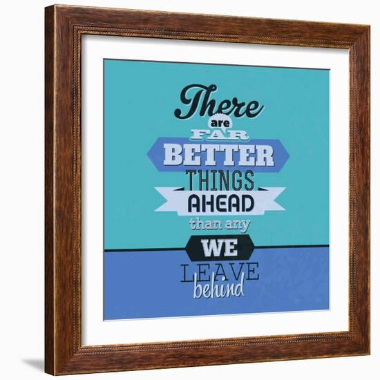 There are Far Better Things Ahead 1-Lorand Okos-Framed Art Print