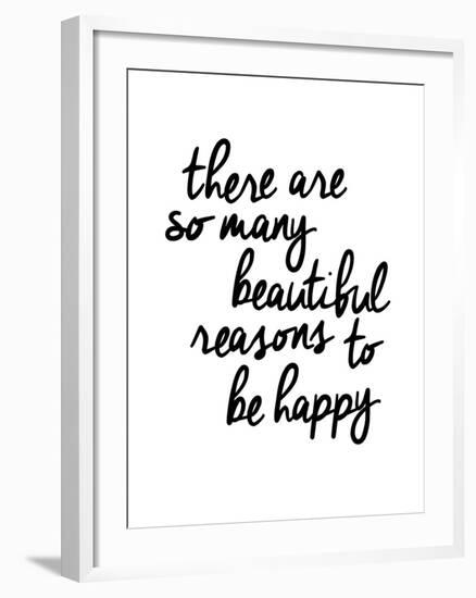 There Are So Many Beautiful Reasons To Be Happy-Brett Wilson-Framed Art Print