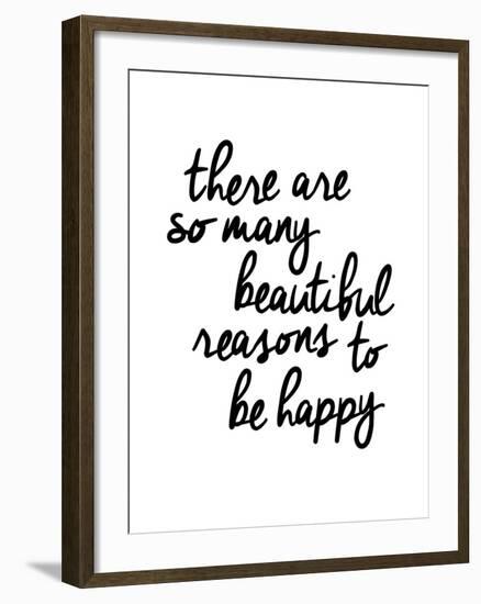 There Are So Many Beautiful Reasons To Be Happy-Brett Wilson-Framed Art Print