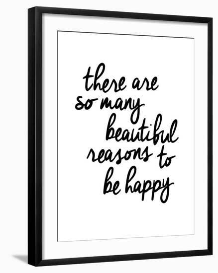 There Are So Many Beautiful Reasons To Be Happy-Brett Wilson-Framed Art Print