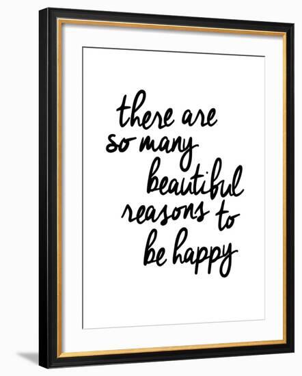 There Are So Many Beautiful Reasons To Be Happy-Brett Wilson-Framed Art Print