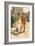 There before All the People, Arthur Pulled the Sword Out of the Stone-William Henry Margetson-Framed Giclee Print