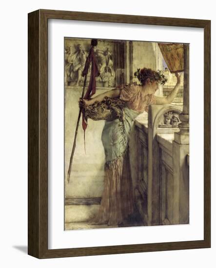 'There He Is!', 1875-Sir Lawrence Alma-Tadema-Framed Giclee Print