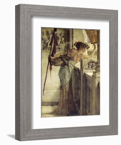 'There He Is!', 1875-Sir Lawrence Alma-Tadema-Framed Giclee Print