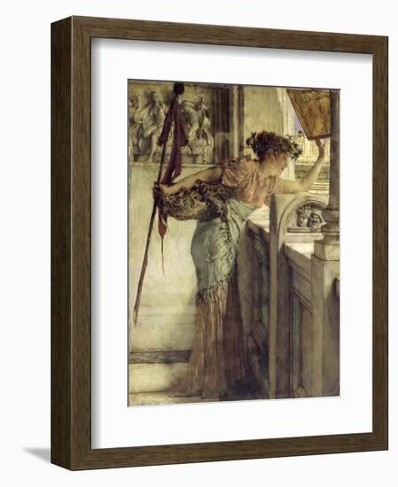 'There He Is!', 1875-Sir Lawrence Alma-Tadema-Framed Giclee Print