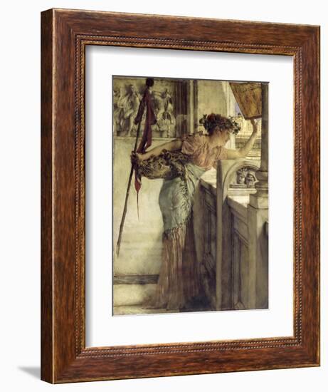 'There He Is!', 1875-Sir Lawrence Alma-Tadema-Framed Giclee Print