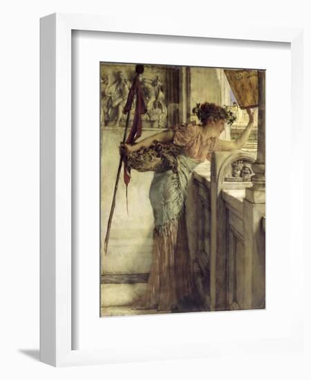 'There He Is!', 1875-Sir Lawrence Alma-Tadema-Framed Giclee Print