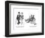"There is a perfect example of what is wrong with this country today." - New Yorker Cartoon-James Mulligan-Framed Premium Giclee Print