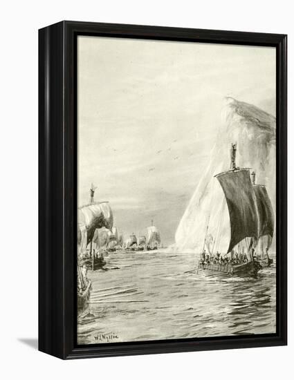 There Is a Tide in the Affairs of Men'-William Lionel Wyllie-Framed Premier Image Canvas