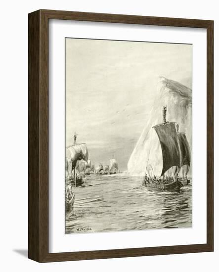 There Is a Tide in the Affairs of Men'-William Lionel Wyllie-Framed Giclee Print