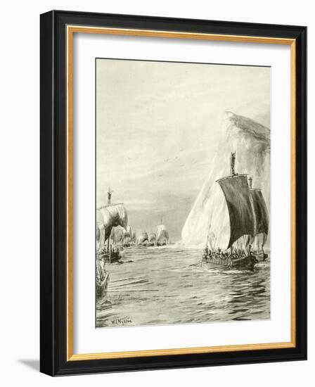 There Is a Tide in the Affairs of Men'-William Lionel Wyllie-Framed Giclee Print