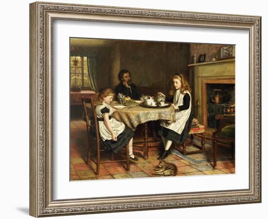 There Is No Fireside, 1874-George Goodwin Kilburne-Framed Giclee Print