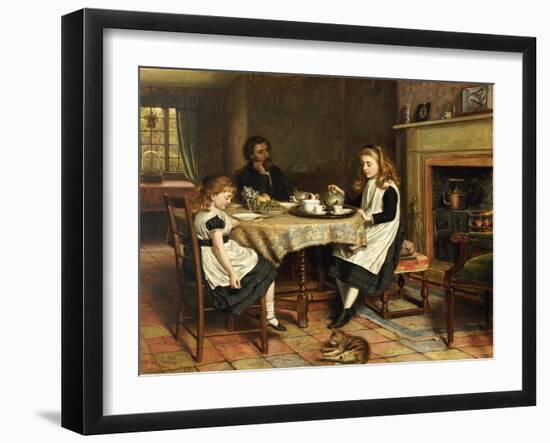 There Is No Fireside, 1874-George Goodwin Kilburne-Framed Giclee Print