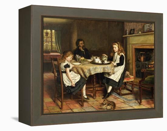 There Is No Fireside, 1874-George Goodwin Kilburne-Framed Premier Image Canvas