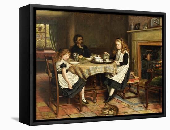 There Is No Fireside, 1874-George Goodwin Kilburne-Framed Premier Image Canvas