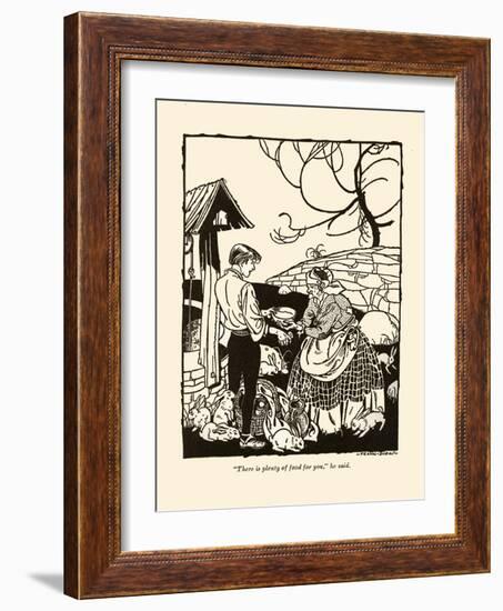 There Is Plenty Of Food For You-Frank Dobias-Framed Art Print