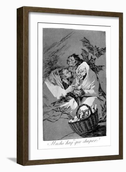 There Is Plenty to Suck, 1799-Francisco de Goya-Framed Giclee Print