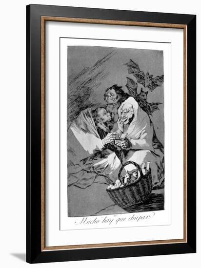 There Is Plenty to Suck, 1799-Francisco de Goya-Framed Giclee Print