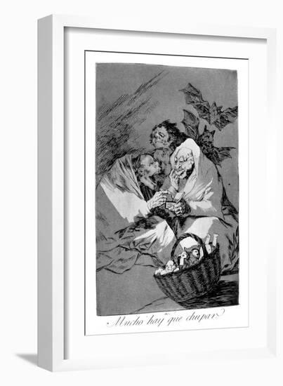 There Is Plenty to Suck, 1799-Francisco de Goya-Framed Giclee Print
