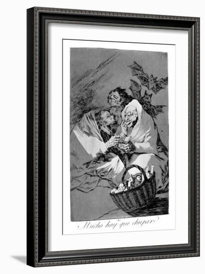 There Is Plenty to Suck, 1799-Francisco de Goya-Framed Giclee Print