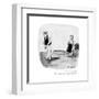 "There now, wouldn't it have been silly of me to concede that putt?" - New Yorker Cartoon-James Mulligan-Framed Premium Giclee Print