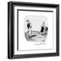 "There now, wouldn't it have been silly of me to concede that putt?" - New Yorker Cartoon-James Mulligan-Framed Premium Giclee Print