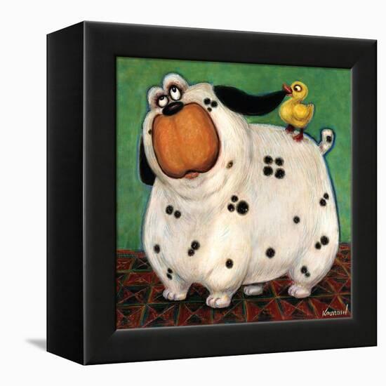 There's a Duck in My Ear-Kourosh-Framed Stretched Canvas