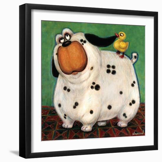 There's a Duck in My Ear-Kourosh-Framed Art Print