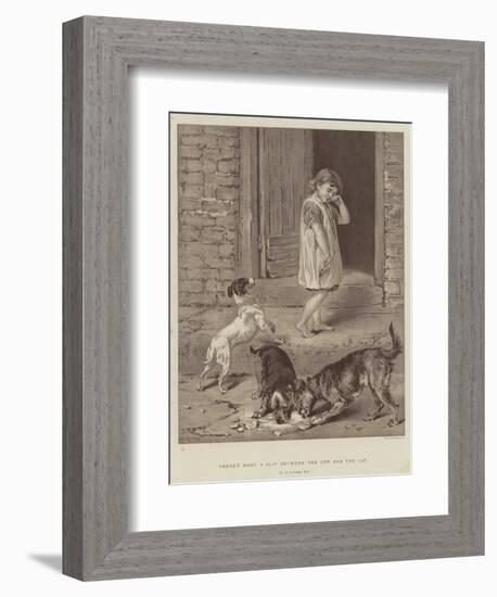 There's Many a Slip Between the Cup and the Lip-Briton Riviere-Framed Giclee Print