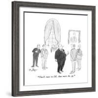 "There's more to S.K. than meets the eye." - New Yorker Cartoon-James Mulligan-Framed Premium Giclee Print