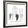 "There's more to S.K. than meets the eye." - New Yorker Cartoon-James Mulligan-Framed Premium Giclee Print