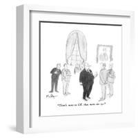 "There's more to S.K. than meets the eye." - New Yorker Cartoon-James Mulligan-Framed Premium Giclee Print