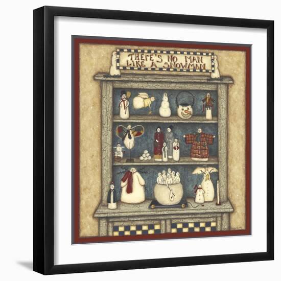 There's No Man Like a Snowman-Robin Betterley-Framed Giclee Print